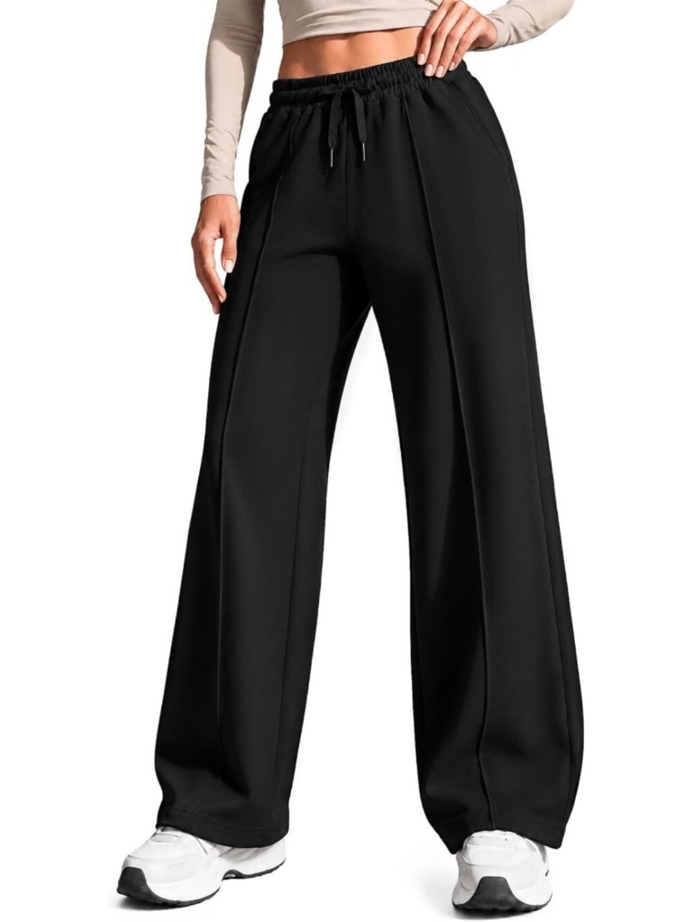 Cozy Wide Leg Sweatpants for Women | Baggy Lounge Pants for Fall Comfort